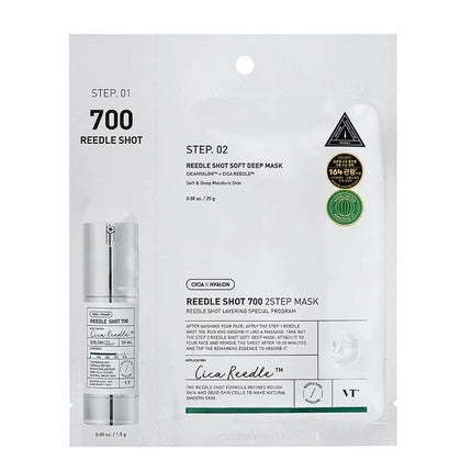 VT Cosmetics Reedle Shot 700 2-Step Gezichtsmasker - 1 Masker