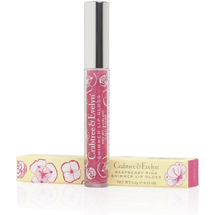 Crabtree & Evelyn Shimmer Lip Gloss 3.2g Pink Raspberry