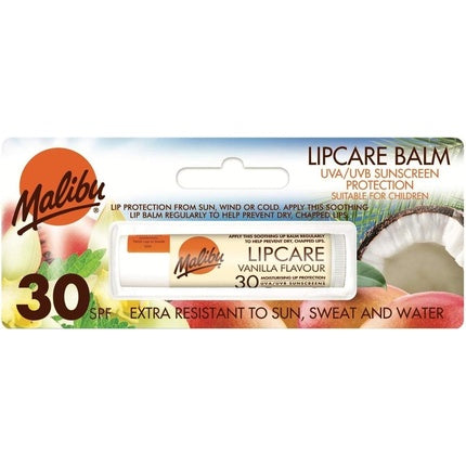 Malibu Lip Care Lippenbalsem SPF30 4g - Vanilla