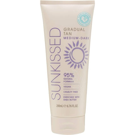 Sunkissed 95 Percent Natural Gradual Tan 200ml - Medium Dark