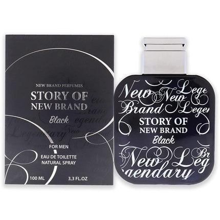 New Brand Story Of Black For Men Eau de Toilette 100ml Spray
