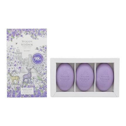 Woods of Windsor Lavender Zeep 3 x 60g