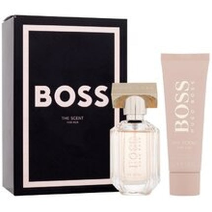 Hugo Boss The Scent Geschenkset 30ml EDP Spray + 50ml Body Lotion (De geurset 'The Scent for Her' van Hugo Boss bestaat uit een parfumspray van 30 ml en een bodylotion.)