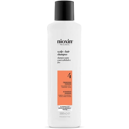 Nioxin System 4 Progressed Thinning Scalp + Hair Shampoo 300ml