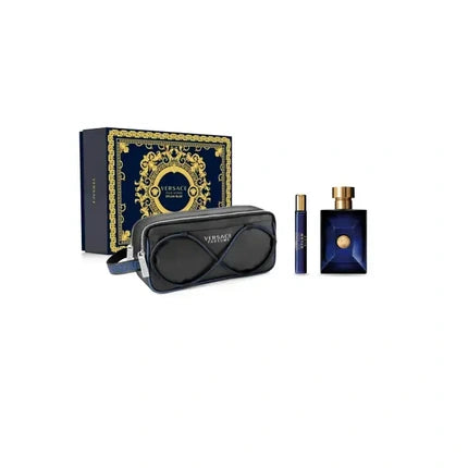 Versace Pour Homme Dylan Blue Geschenkset 100ml EDT + 10ml EDT + Toilettasje