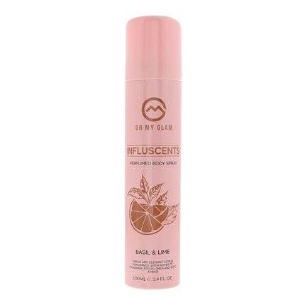 Oh My Glam Influscents Body Spray 100ml - Basil & Lime