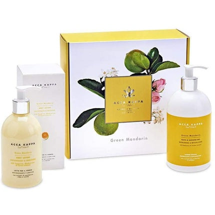 Acca Kappa Green Mandarin Geschenkset 500ml Douchegel + 300ml Body Lotion